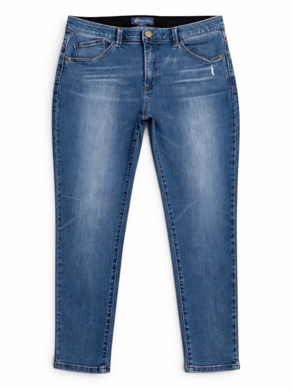 Democracy Ab Solution Jeans Size 14 | Stretch Denim Mid Wash Skinny leg